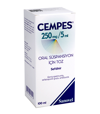 CEMPES 250 mg/5 mL oral süspansiyon için toz resmi